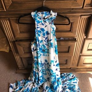 Intermix floral open back dress. New with tags